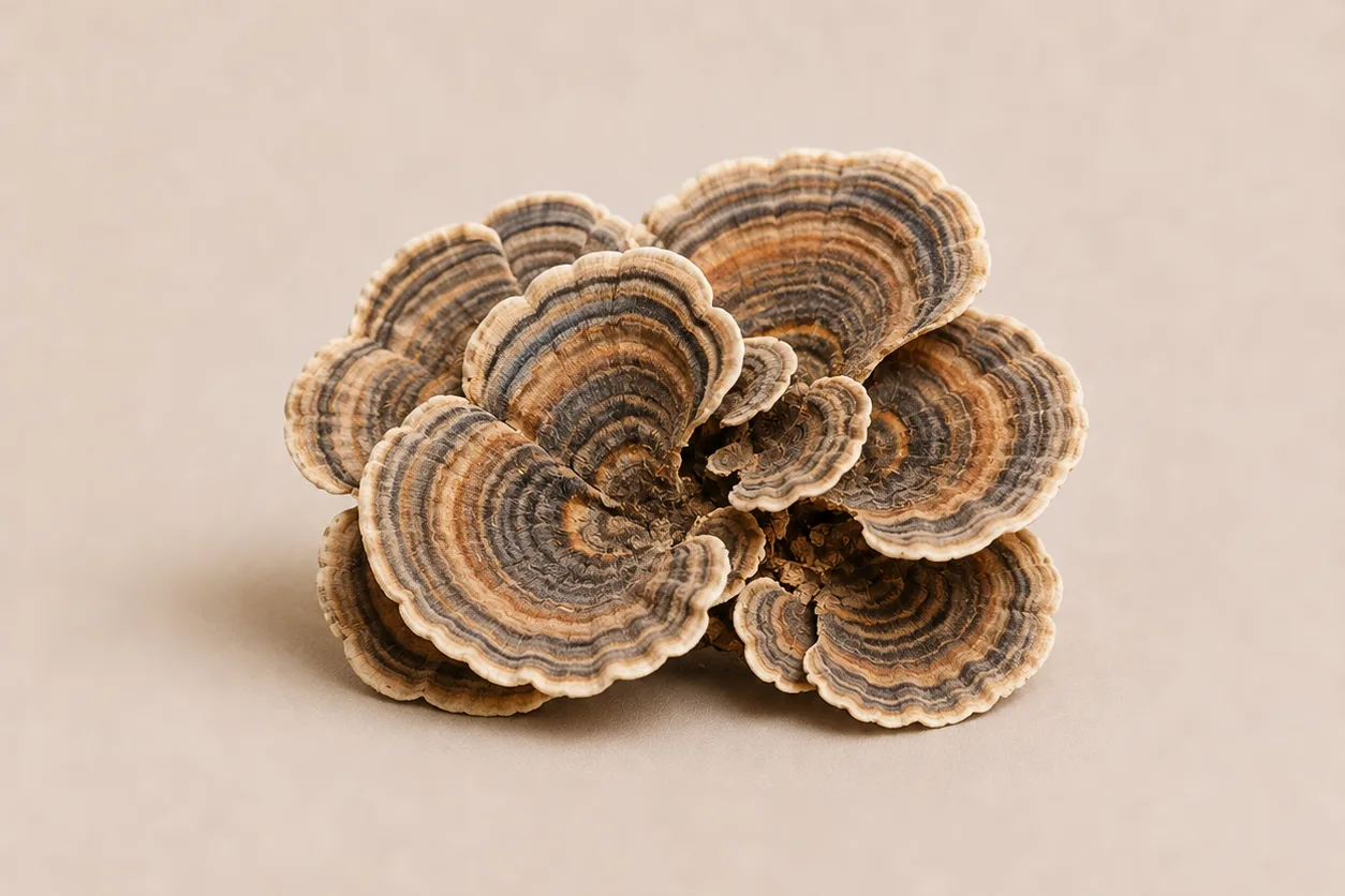 mushrooms - turkey tail landscape v1